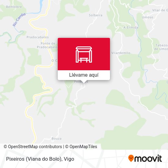 Mapa Pixeiros (Viana do Bolo)