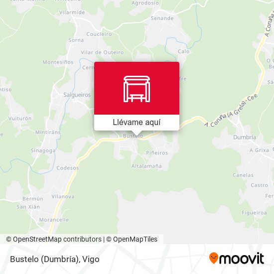 Mapa Bustelo (Dumbría)