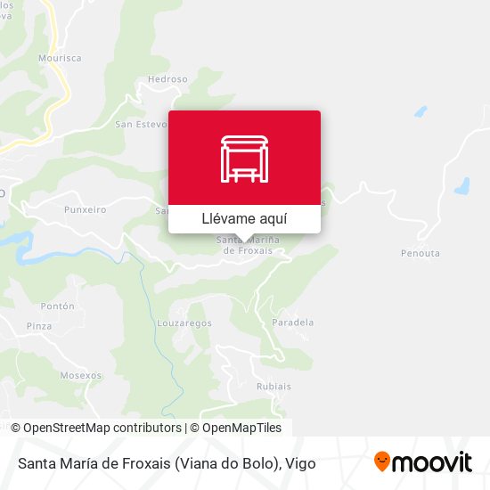 Mapa Santa María de Froxais (Viana do Bolo)