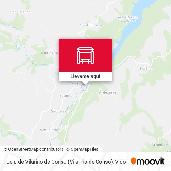 Mapa Ceip de Vilariño de Conso