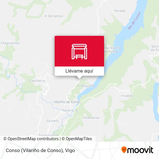 Mapa Conso (Vilariño de Conso)