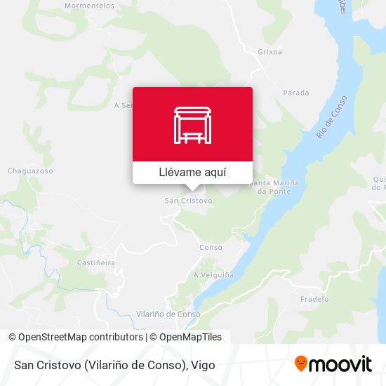 Mapa San Cristovo (Vilariño de Conso)