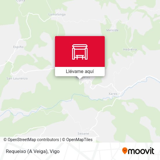 Mapa Requeixo (A Veiga)