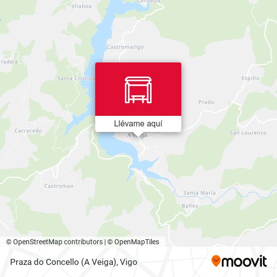 Mapa Praza do Concello (A Veiga)