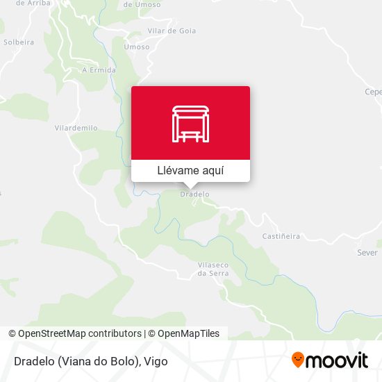 Mapa Dradelo (Viana do Bolo)