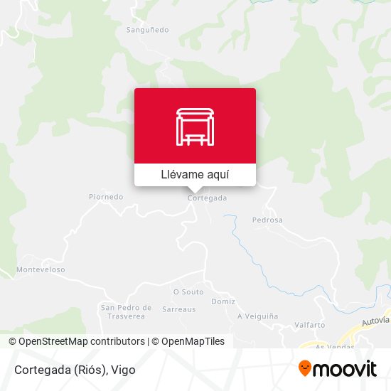 Mapa Cortegada (Riós)