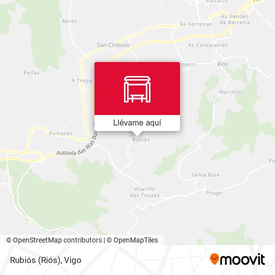 Mapa Rubiós (Riós)
