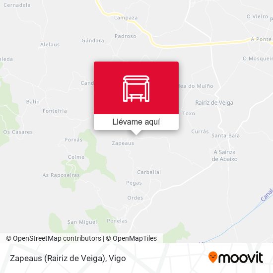 Mapa Zapeaus (Rairiz de Veiga)