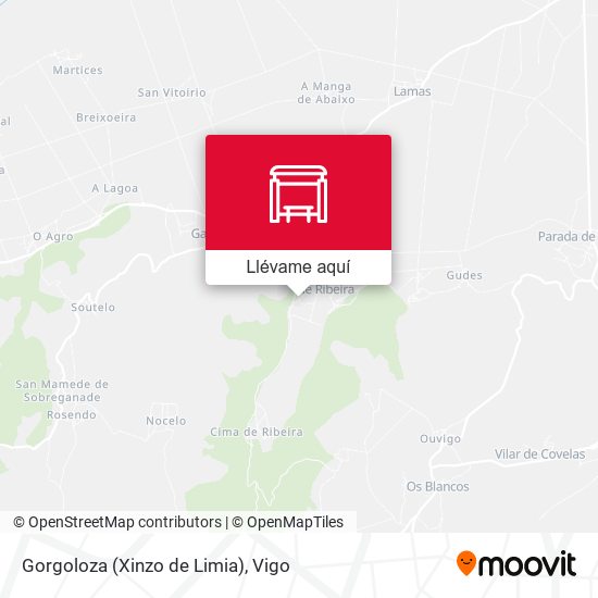 Mapa Gorgoloza (Xinzo de Limia)