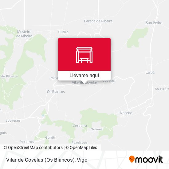 Mapa Vilar de Covelas (Os Blancos)