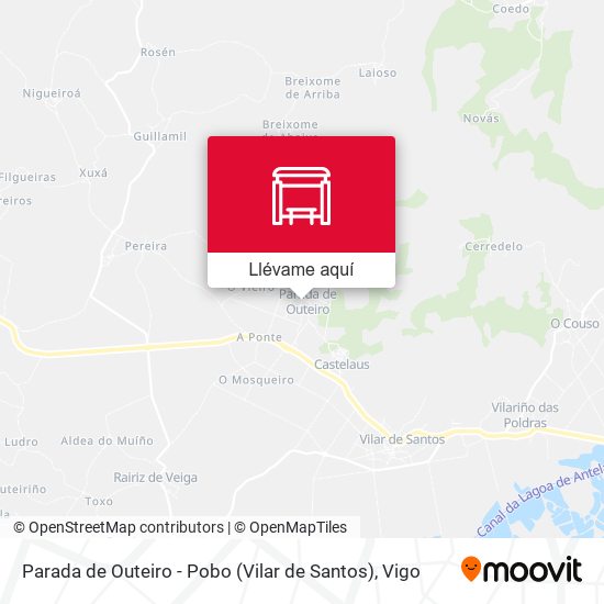 Mapa Parada de Outeiro - Pobo (Vilar de Santos)