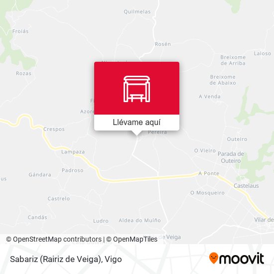 Mapa Sabariz (Rairiz de Veiga)
