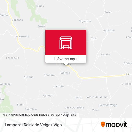 Mapa Lampaza (Rairiz de Veiga)