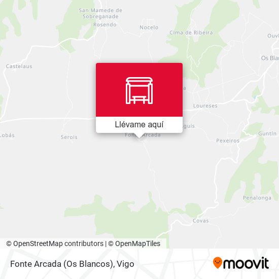 Mapa Fonte Arcada (Os Blancos)