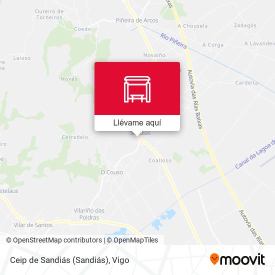 Mapa Ceip de Sandiás