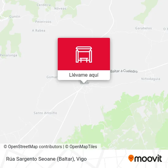 Mapa Rúa Sargento Seoane (Baltar)