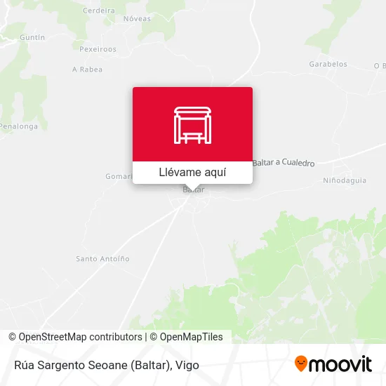 Mapa Rúa Sargento Seoane (Baltar)