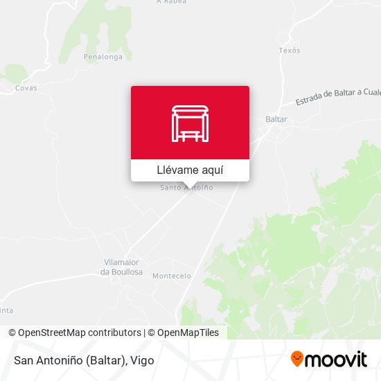Mapa San Antoniño (Baltar)