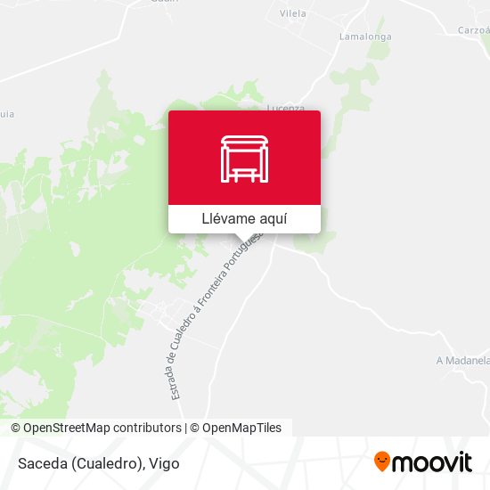 Mapa Saceda (Cualedro)