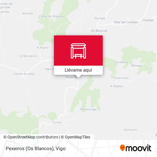 Mapa Pexeiros (Os Blancos)