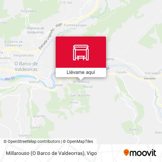 Mapa Millarouso (O Barco de Valdeorras)