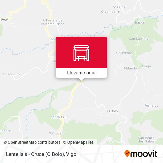 Mapa Lentellais - Cruce (O Bolo)