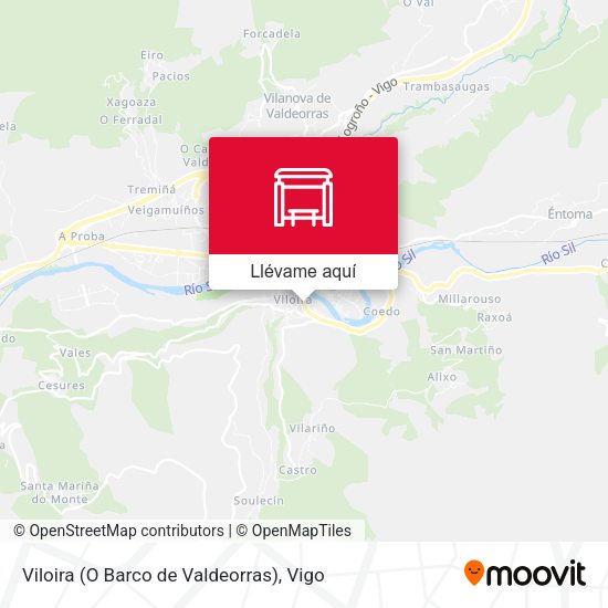 Mapa Viloira (O Barco de Valdeorras)