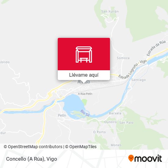 Mapa Concello (A Rúa)