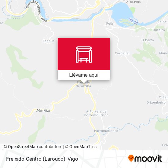 Mapa Freixido-Centro (Larouco)