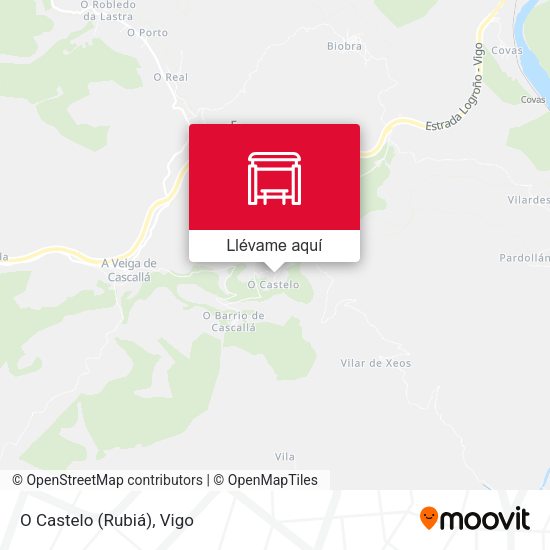 Mapa O Castelo (Rubiá)