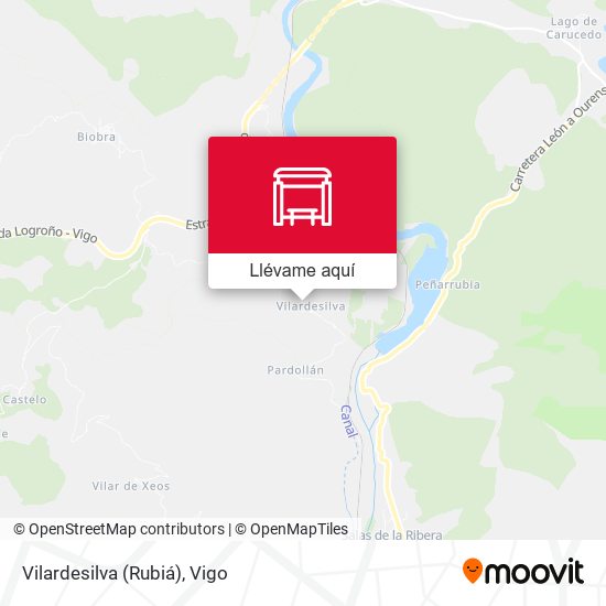 Mapa Vilardesilva (Rubiá)