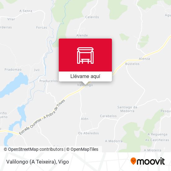 Mapa Valilongo (A Teixeira)