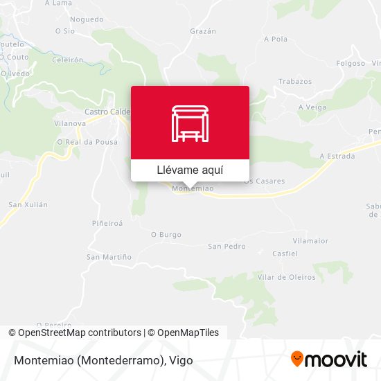 Mapa Montemiao (Montederramo)