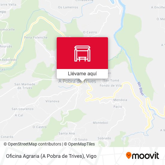 Mapa Oficina Agraria (A Pobra de Trives)