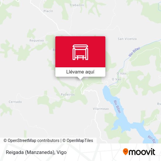 Mapa Reigada (Manzaneda)
