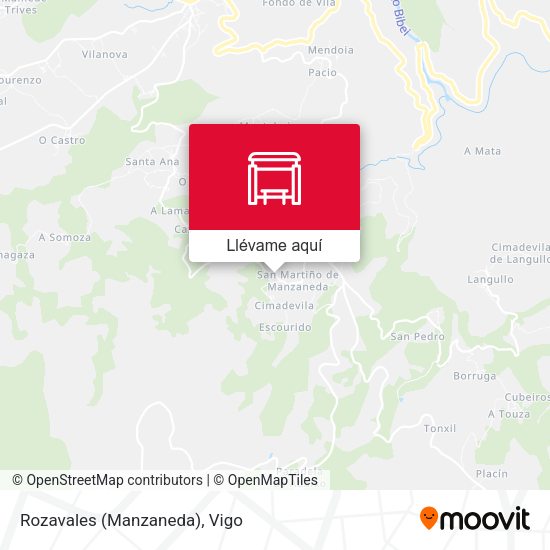 Mapa Rozavales (Manzaneda)