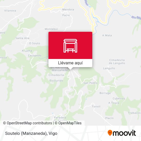 Mapa Soutelo (Manzaneda)