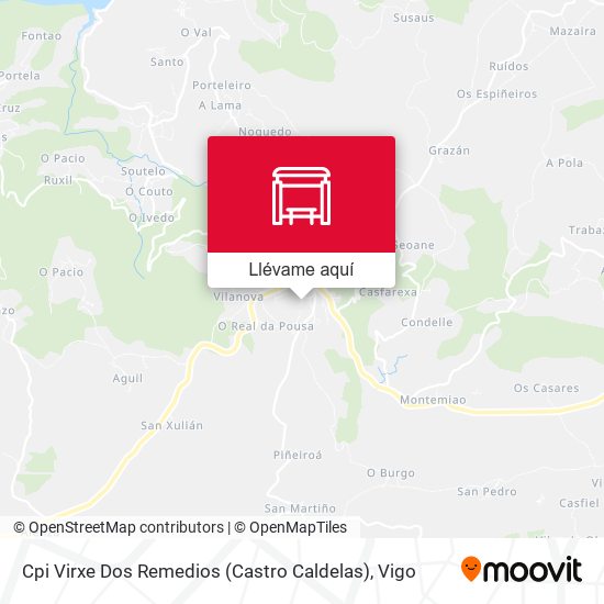 Mapa Cpi Virxe Dos Remedios (Castro Caldelas)