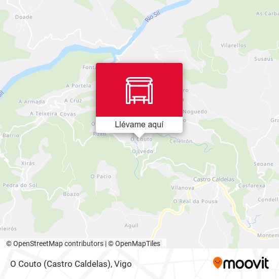 Mapa O Couto (Castro Caldelas)
