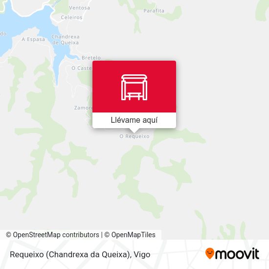 Mapa Requeixo (Chandrexa da Queixa)