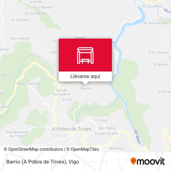 Mapa Barrio (A Pobra de Trives)