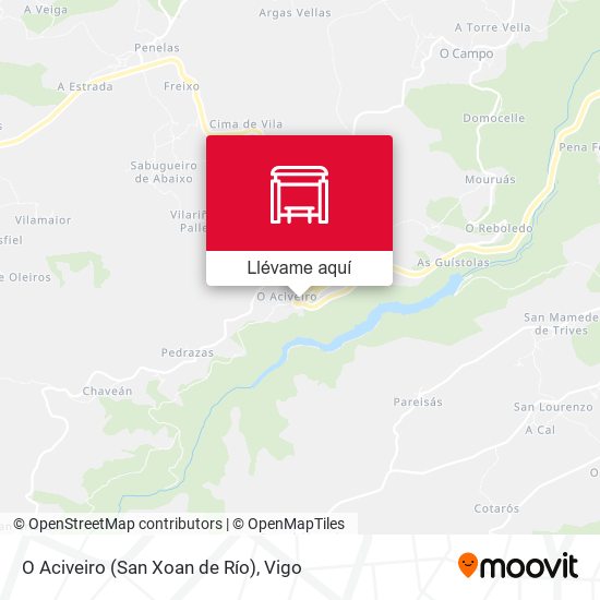 Mapa O Aciveiro (San Xoan de Río)
