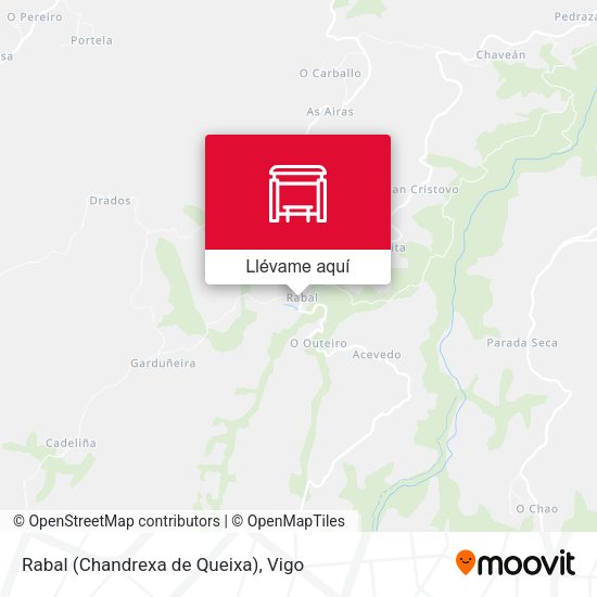 Mapa Rabal (Chandrexa de Queixa)