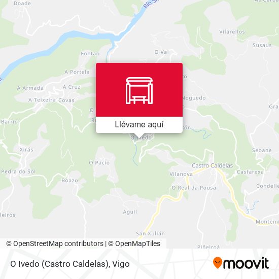 Mapa O Ivedo (Castro Caldelas)