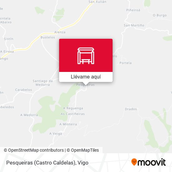 Mapa Pesqueiras (Castro Caldelas)