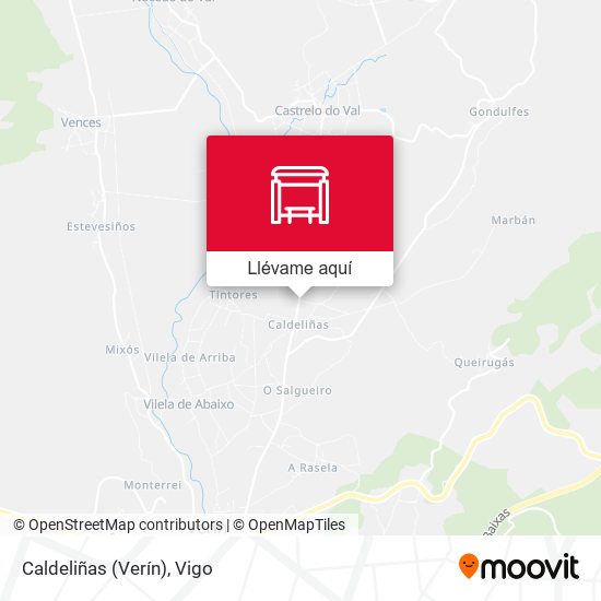 Mapa Caldeliñas (Verín)