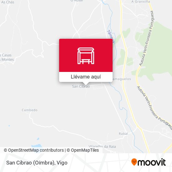 Mapa San Cibrao (Oímbra)