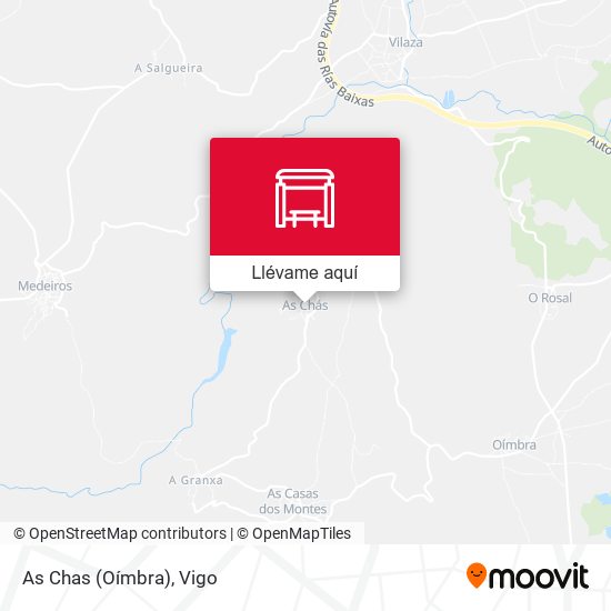 Mapa As Chas (Oímbra)