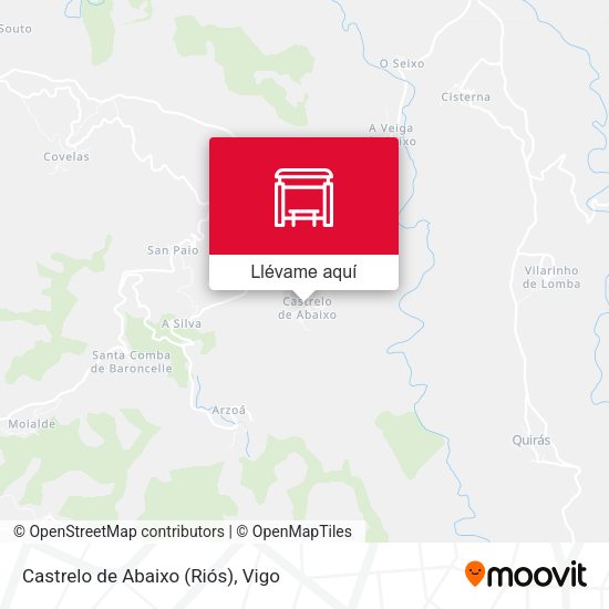 Mapa Castrelo de Abaixo (Riós)