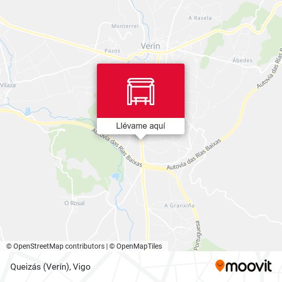 Mapa Queizás (Verín)